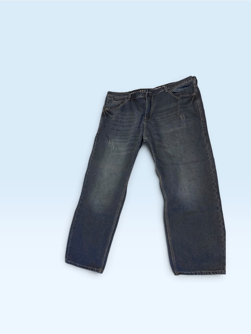 Sean John Men's Relaxed Straight Jeans - Dark Indigo